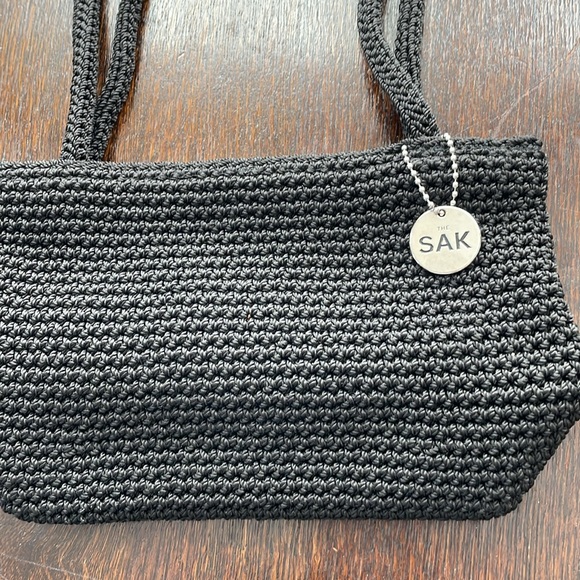 The Sak, small black crocheted evening bag - Picture 2 of 10
